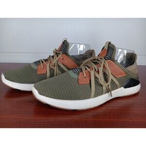 Olukai Mio Li Sneakers Men's Size 9.5 Hunter Green/Lava Rock 10440 EUC